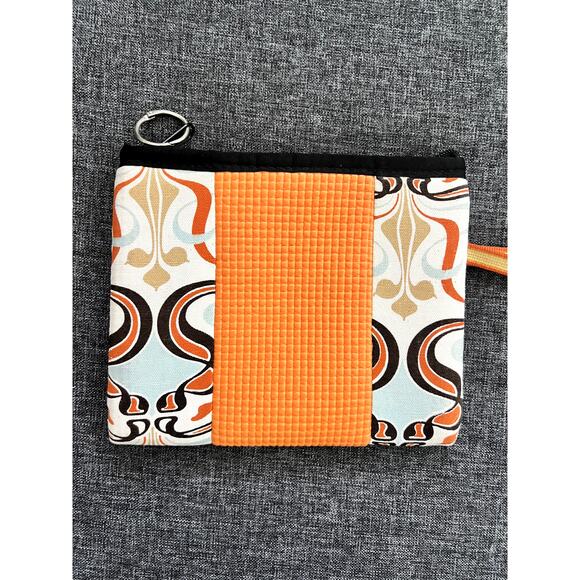 O Loves M Orange Geometric Home Decor Fabric - Picture 3 of 5